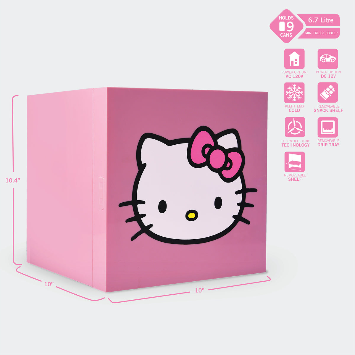 Hello Kitty Pink Mini Fridge Ukonic hello-kitty-pink-mini-fridge-ukonic