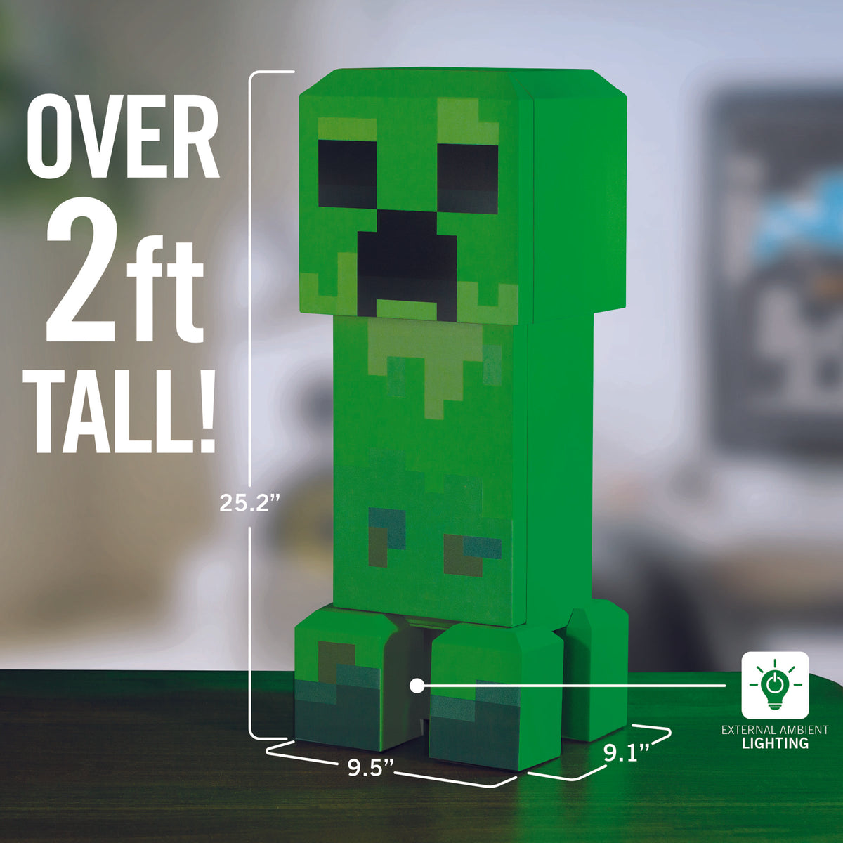 Minecraft Charged Creeper Figural Mini Fridge