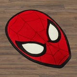Marvel Classic Red Spider-Man Face Red Area Rug 52"x 35"