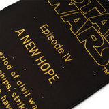 Star Wars Black Title Crawl Runner Rug