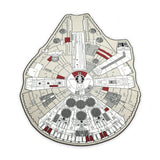 Millenium Falcon Grey Area Rug