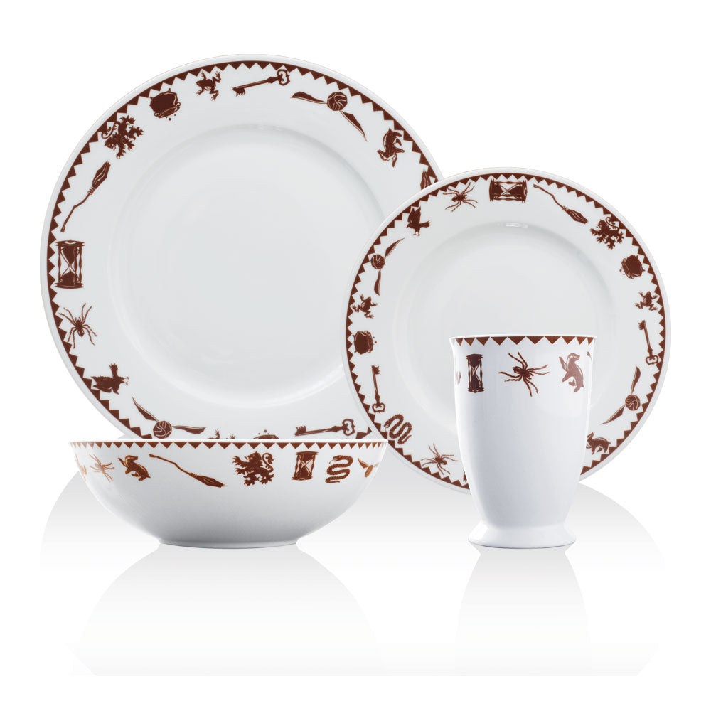 Set Da Pranzo Harry Potter Melamine 5 Pezzi - Piatti, Ciotola, Tazza E Posate Per Piccoli Maghi - Foto 9