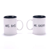 Friends Mr. Rachel & Mrs Ross Mug Set