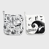 Nightmare Before Christmas Jack and Sally Potholder Set