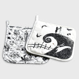 Nightmare Before Christmas Jack and Sally Potholder Set