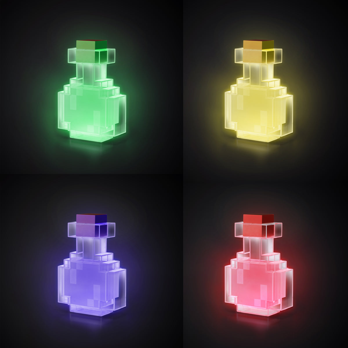 Minecraft light best sale up potion bottle