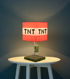 Minecraft Multi Creeper And TNT Block Yanker Desk Lamp 14"