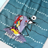 Nightmare Before Christmas Jack and Sally Cotton Kitchen Hand Towels | Set of 2