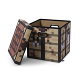 Minecraft Crafting Bench Storage Bin with Lid