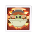 Star Wars Green Mandalorian The Child Scene Lit