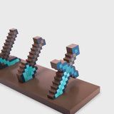 Minecraft Diamond Tool Wall Coat Hooks Storage Rack