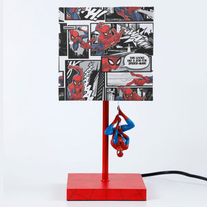 Marvel Spider-man Comic Desk Lamp With 3D Puller 14" H