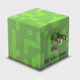Minecraft Green Creeper Plug-In Nightlight with Auto Dusk to Dawn Sensor