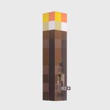 Minecraft Brown Stone Torch Plug-In Nightlight with Auto Dusk to Dawn Sensor