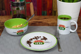 Friends Central Perk 3 Piece Ceramic Dinner Set | Plate | Bowl | Mug