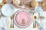 Disney Princess 16-Piece Dinnerware Set #2 - Tiana, Rapunzel, Aurora, Mulan