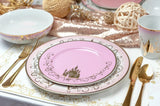 Disney Princess 16-Piece Dinnerware Set #2 - Tiana, Rapunzel, Aurora, Mulan