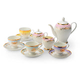 Disney Princess 13-Piece Tea Set - Jasmine, Belle, Cinderella, Ariel