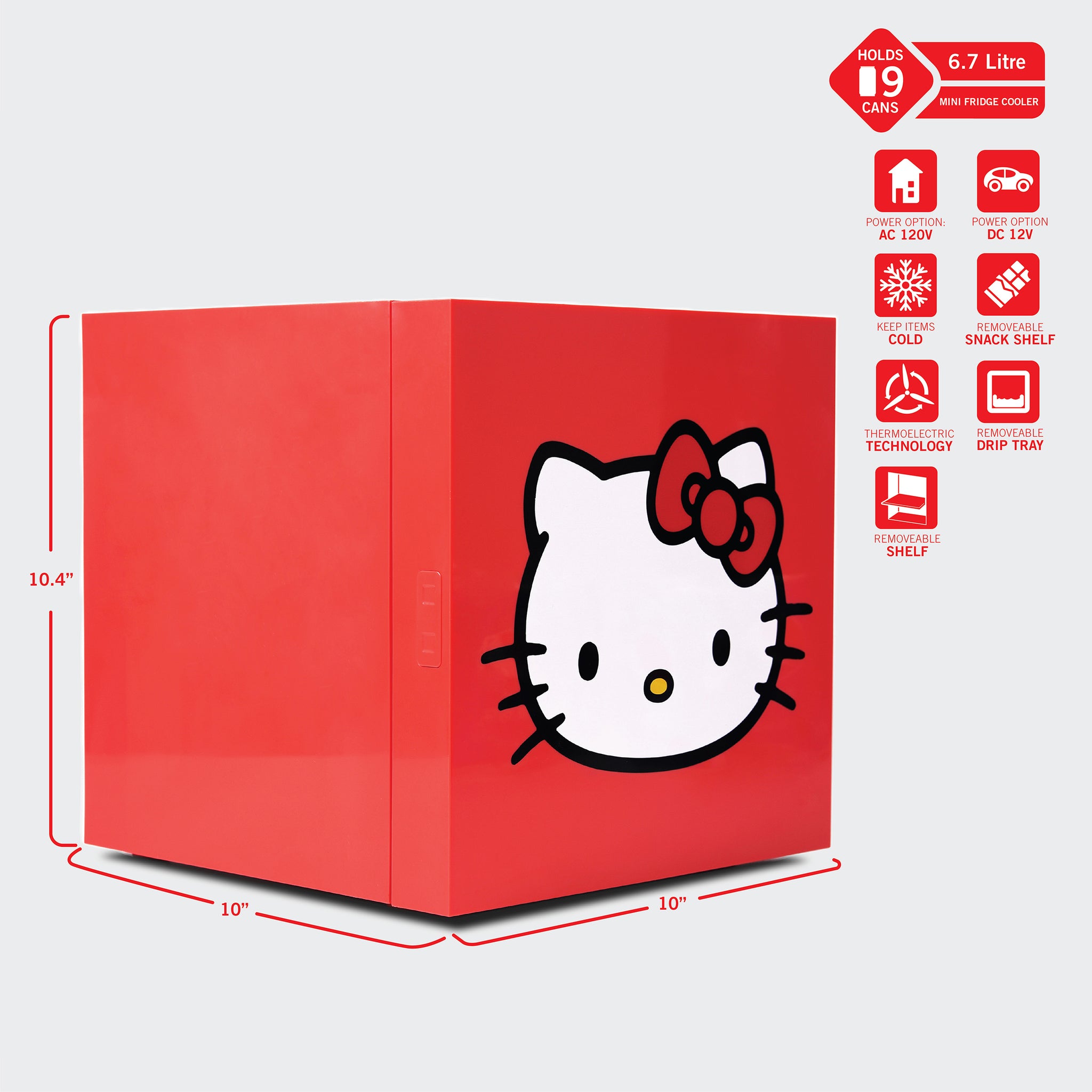 Hello Kitty Red Mini Fridge – Ukonic