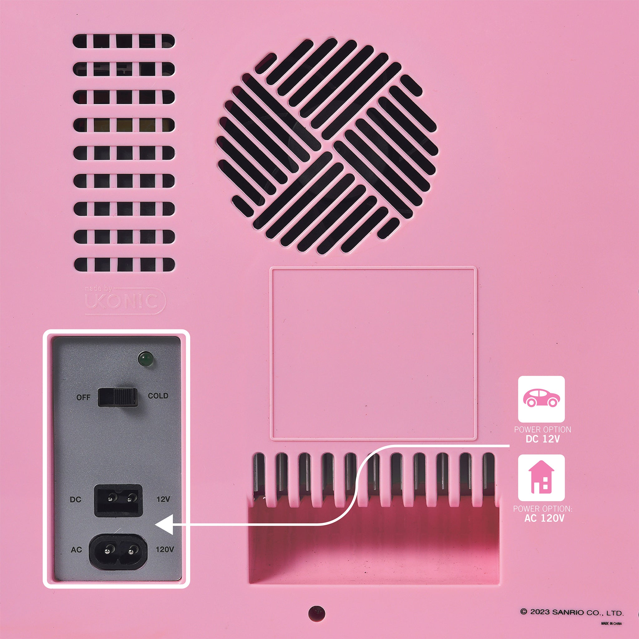 Hello Kitty Pink Mini Fridge Ukonic hello-kitty-pink-mini-fridge-ukonic