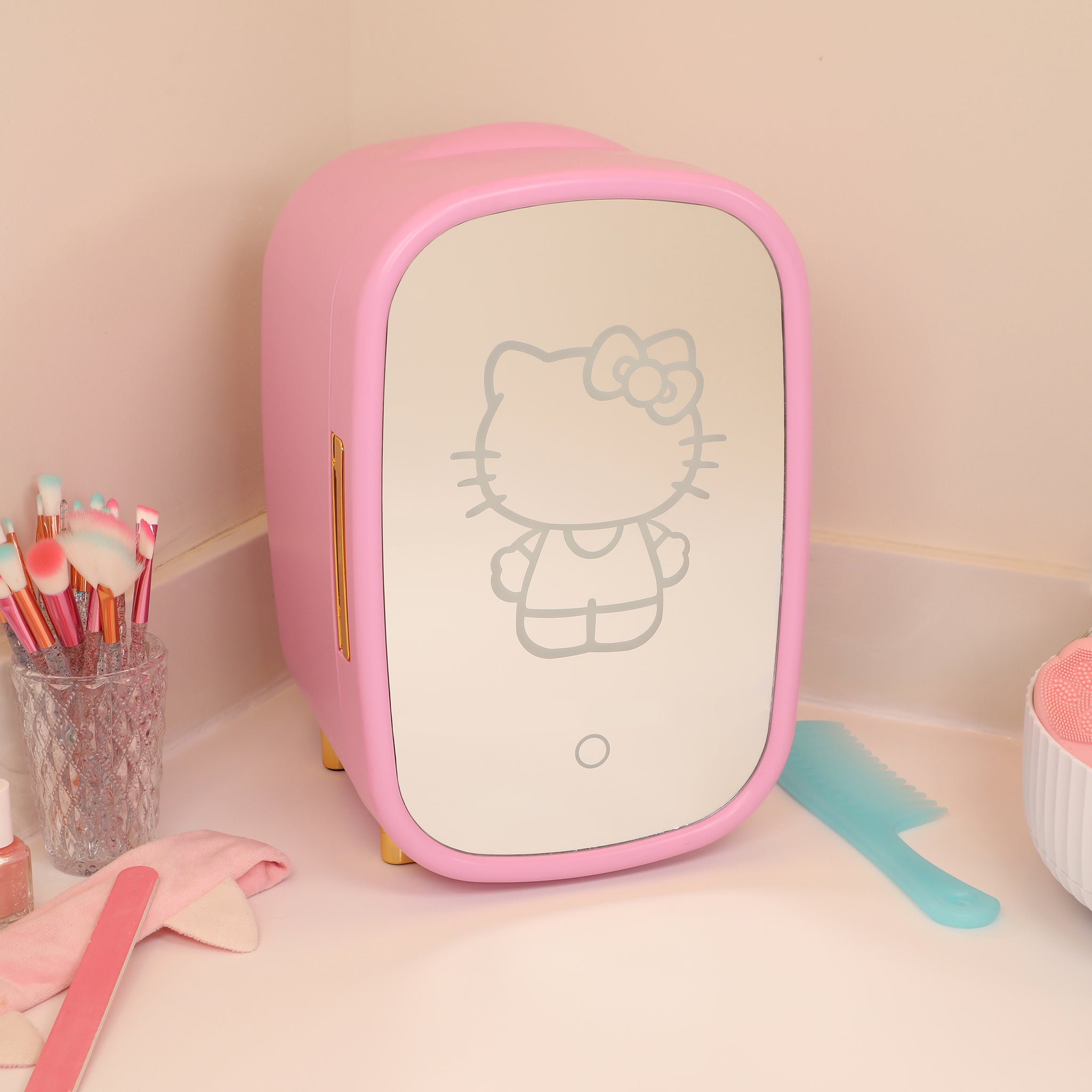 Sanrio Hello Kitty Beauty Fridge Thermoelectric Cooler with Light