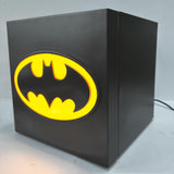DC Comics Batman Mini Fridge Thermoelectric Cooler with Light-Up LED Logo and AC/DC Power, 6.7L