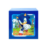 Sega Sonic the Hedgehog Mini Fridge Thermoelectric Cooler, 6.7L, AC/DC Power, Blue