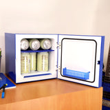 Sega Sonic the Hedgehog Mini Fridge Thermoelectric Cooler, 6.7L, AC/DC Power, Blue