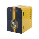 Hufflepuff Mini Fridge Thermoelectric Cooler from the Wizarding World of Harry Potter, 4L, Yellow