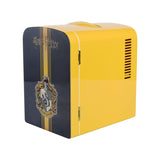 Hufflepuff Mini Fridge Thermoelectric Cooler from the Wizarding World of Harry Potter, 4L, Yellow
