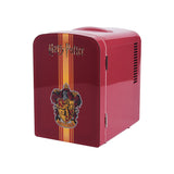 Gryffindor Mini Fridge Thermoelectric Cooler from the Wizarding World of Harry Potter, 4L, Red