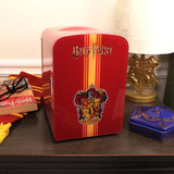 Gryffindor Mini Fridge Thermoelectric Cooler from the Wizarding World of Harry Potter, 4L, Red
