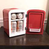 Gryffindor Mini Fridge Thermoelectric Cooler from the Wizarding World of Harry Potter, 4L, Red