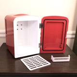 Gryffindor Mini Fridge Thermoelectric Cooler from the Wizarding World of Harry Potter, 4L, Red