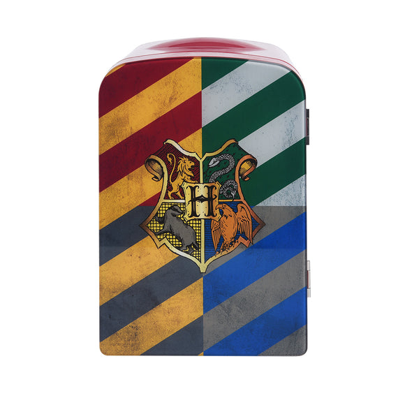 Hogwarts Mini Fridge Thermoelectric Cooler from the Wizarding World of Harry Potter, 4L, Red