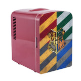 Hogwarts Mini Fridge Thermoelectric Cooler from the Wizarding World of Harry Potter, 4L, Red