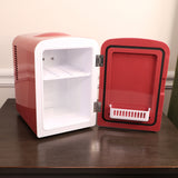 Hogwarts Mini Fridge Thermoelectric Cooler from the Wizarding World of Harry Potter, 4L, Red