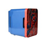 Marvel Spider-Man Mini Fridge Thermoelectric Cooler, 4L, Blue
