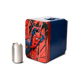 Marvel Spider-Man Mini Fridge Thermoelectric Cooler, 4L, Blue