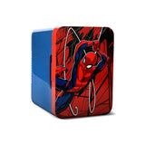 Marvel Spider-Man Mini Fridge Thermoelectric Cooler, 4L, Blue