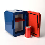 Marvel Spider-Man Mini Fridge Thermoelectric Cooler, 4L, Blue