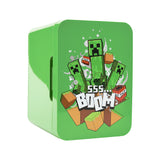Minecraft SSS... Boom Mini Fridge Thermoelectric Cooler, 4L, Green