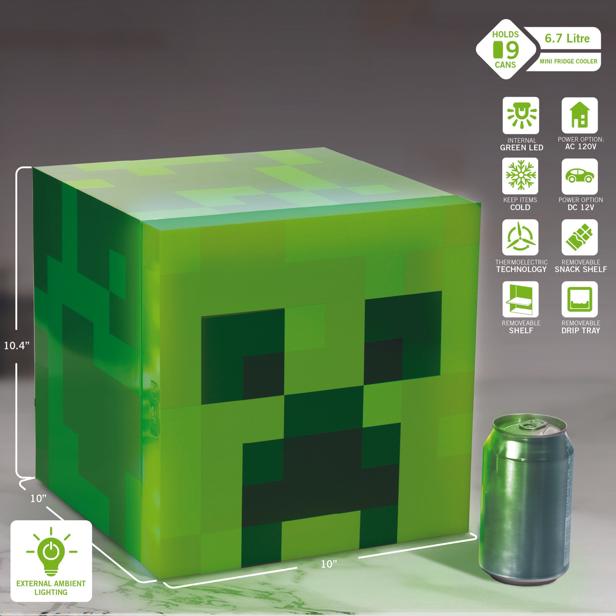 Minecraft Creeper LED box - Fan Inspired Tea Light Box - Altruistic