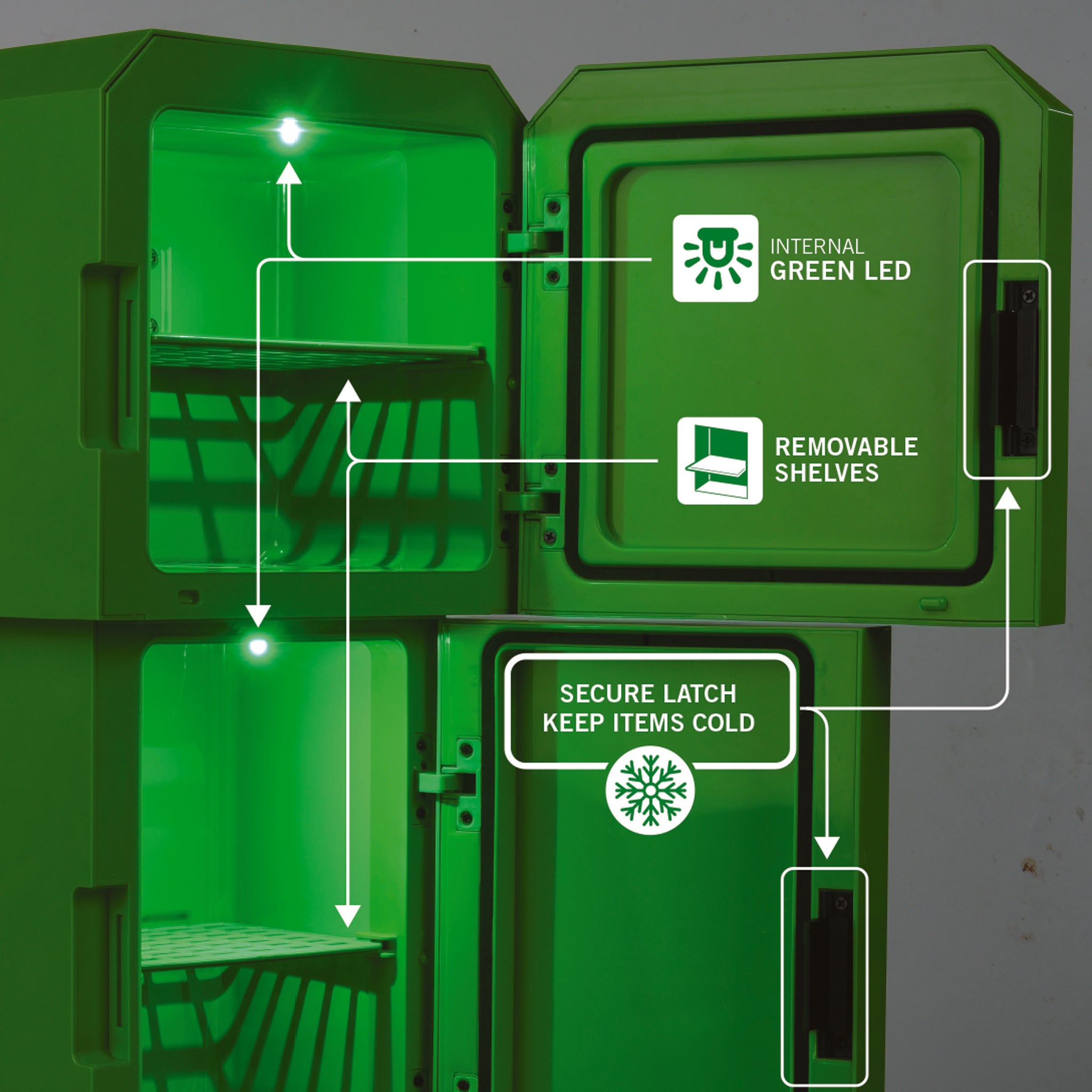 Minecraft Legends Large Creeper Mini Fridge Ukonic Minecraft legends large creeper mini fridge ukonic