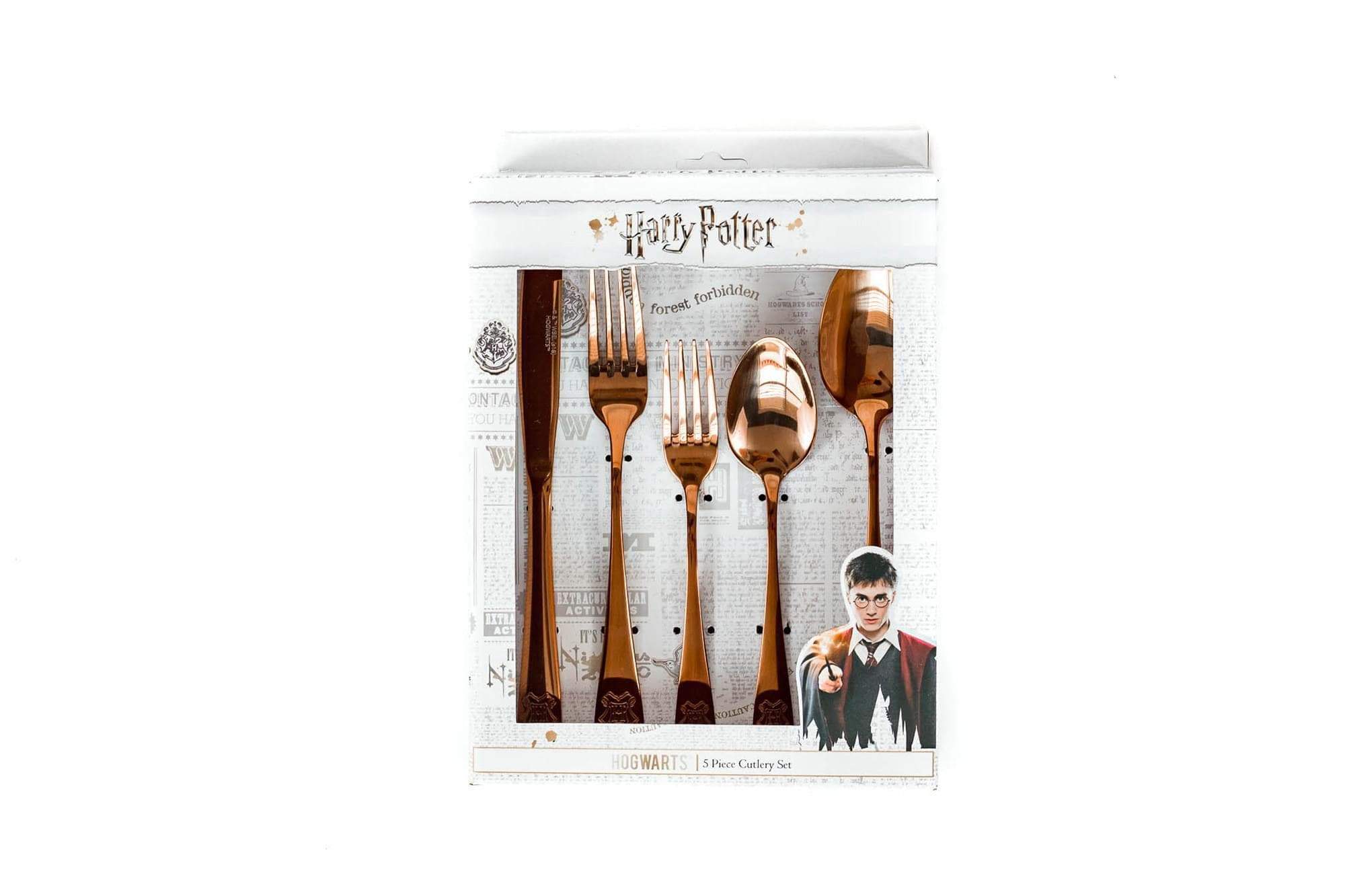 Harry Potter Hogwarts Rose Gold Flatware Set – Ukonic
