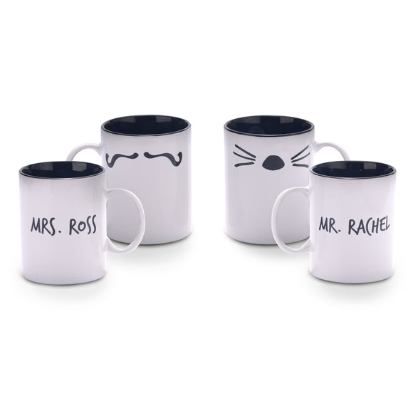 Friends Mr. Rachel & Mrs Ross Mug Set