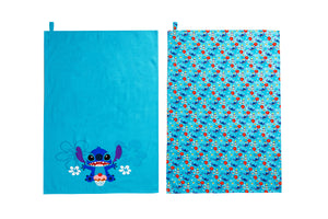 Disney Blue Stitch 2-Piece Kitchen Towel Set