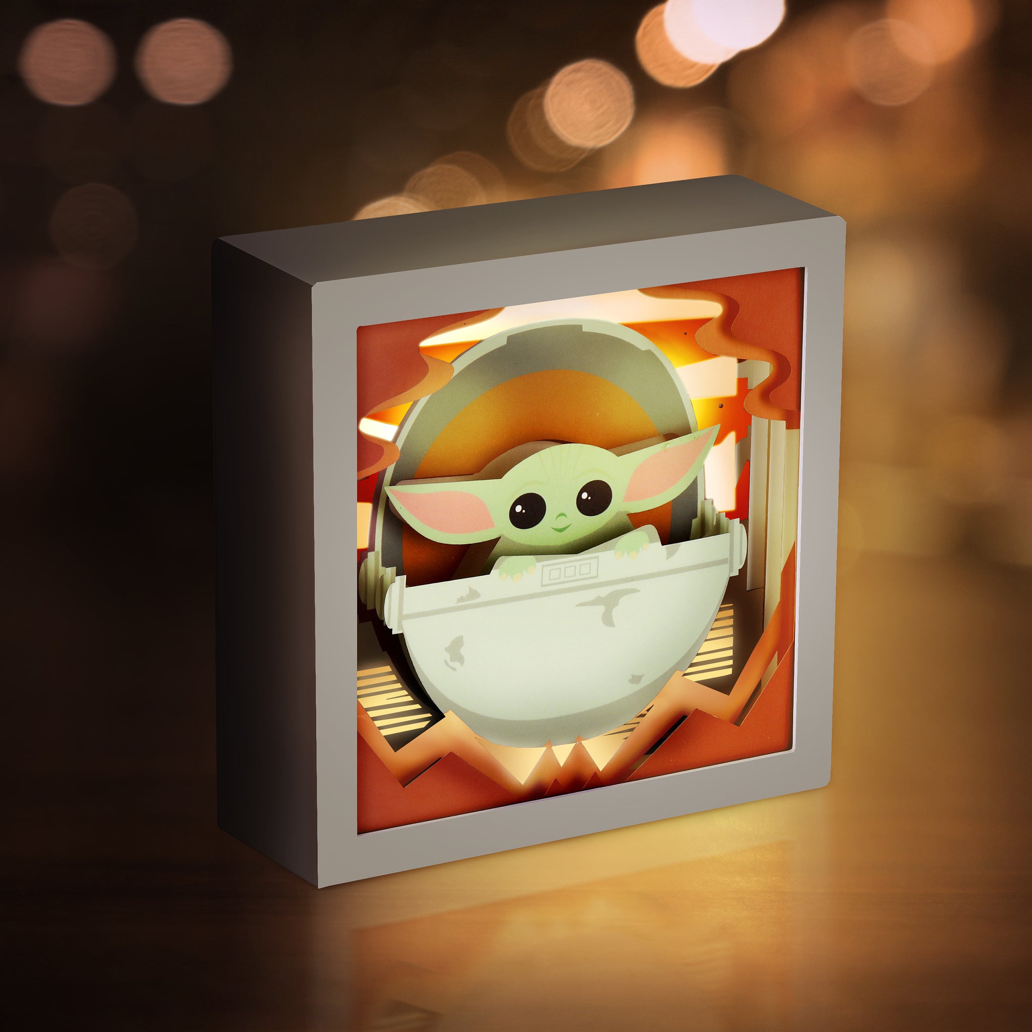 Kurt Adler Set Luci Di Natale Star Wars The Child – 10 Forme Di Grogu – Per Interno/Esterno