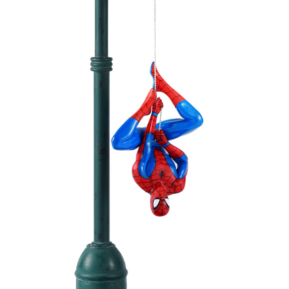 spiderman hanging real