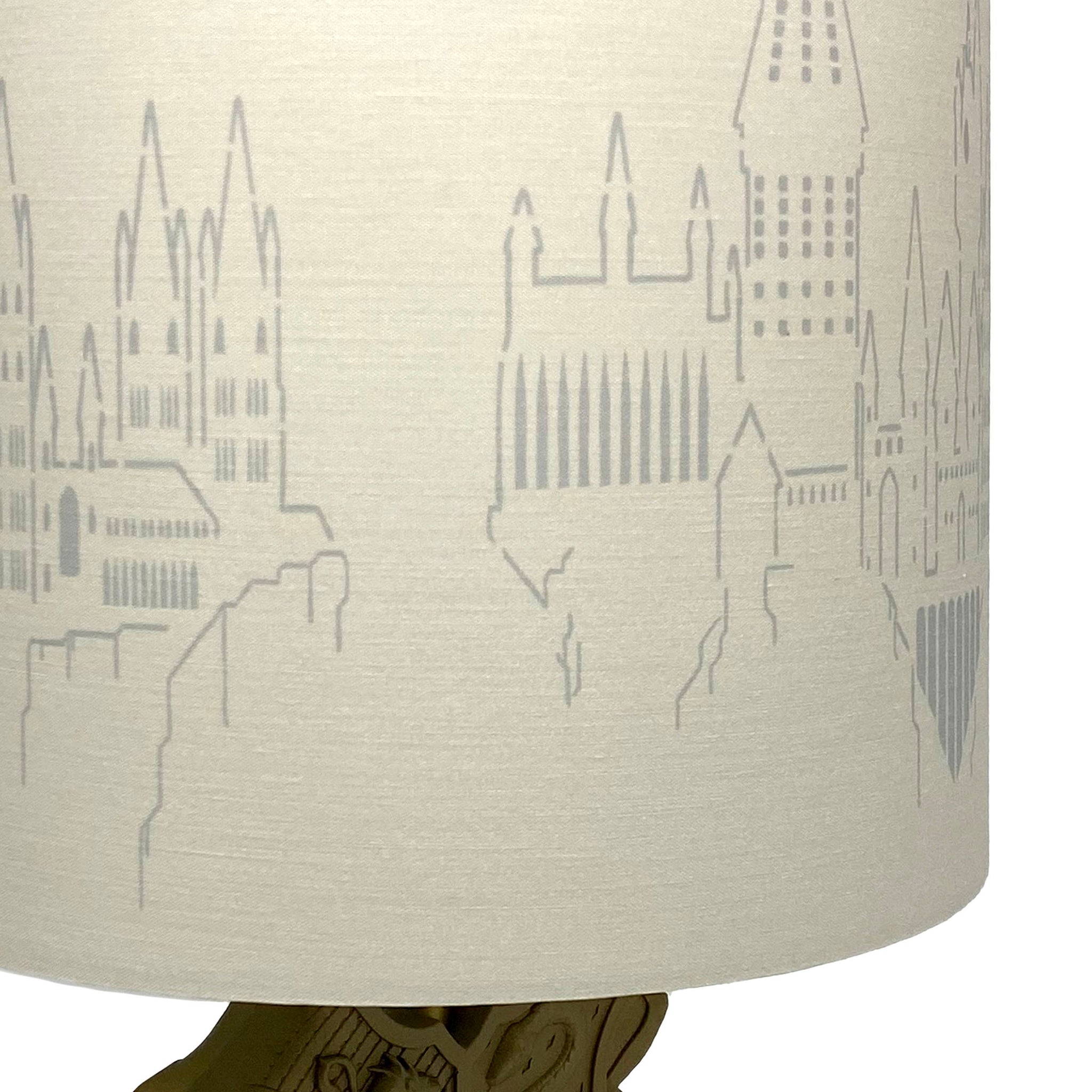 Lampada Da Parete/Tavolo Harry Potter Con Stemma Di Hogwarts - Merce Ufficiale, Dimensioni 26x25x24 Cm